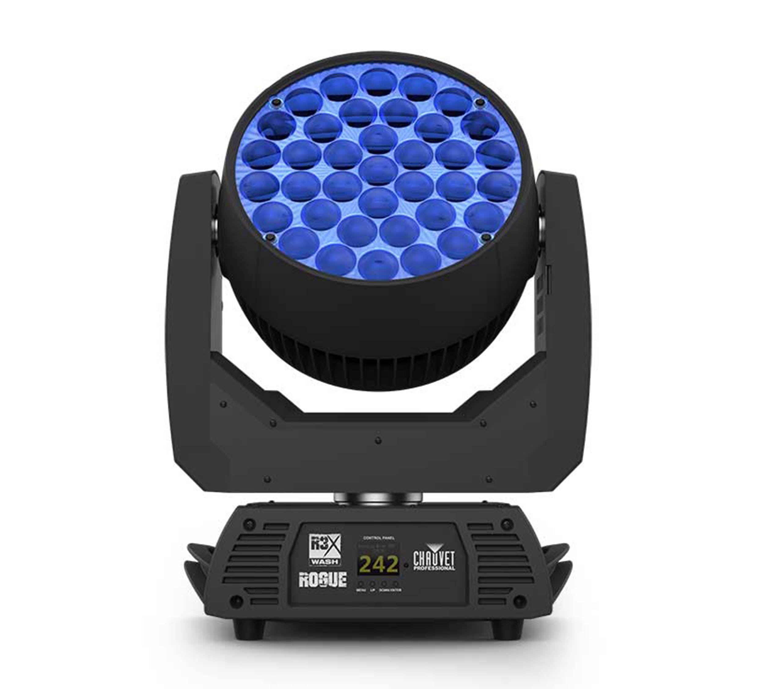 Chauvet Pro Rogue R3X Wash, RGBW LED Moving-Head Wash with Led Zone Control - Hollywood DJ