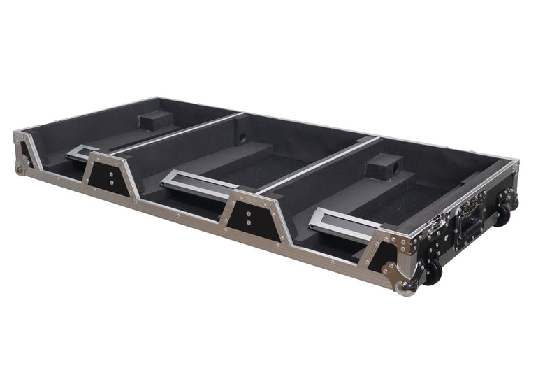 ProX XS-CDJ3KA9W, ATA Flight Case for Pioneer CDJ 3000 Player and DJM A9 4 Channel DJ Mixer with Wheels by ProX Cases
