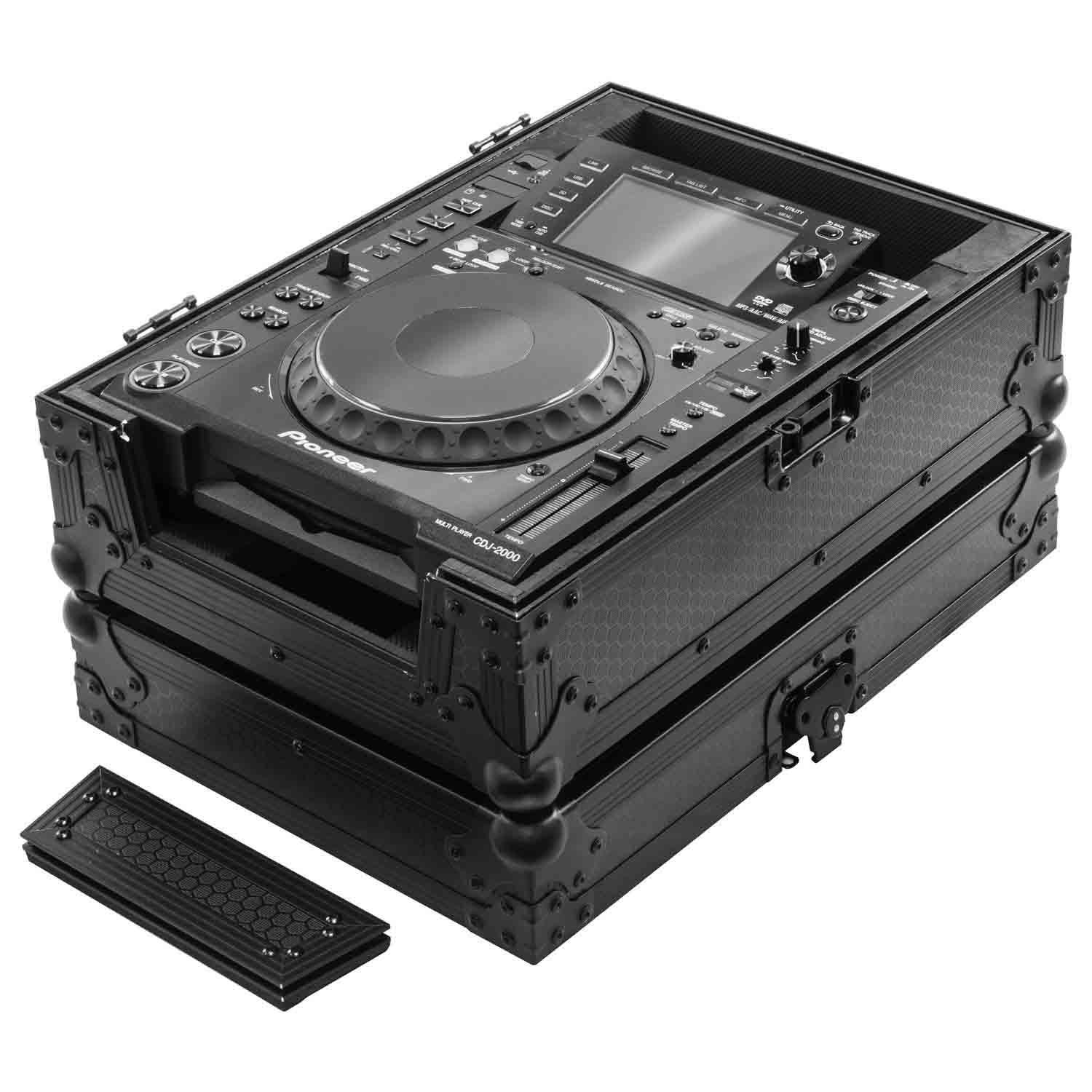 Odyssey 810127 Industrial Board DJ Case for 12" DJ Mixers or CDJ Multi Players - Hollywood DJ