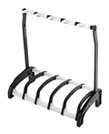 K&M 17525 Five Electric Guitar Stand Guardian 5 - Black/Translucent - Hollywood DJ