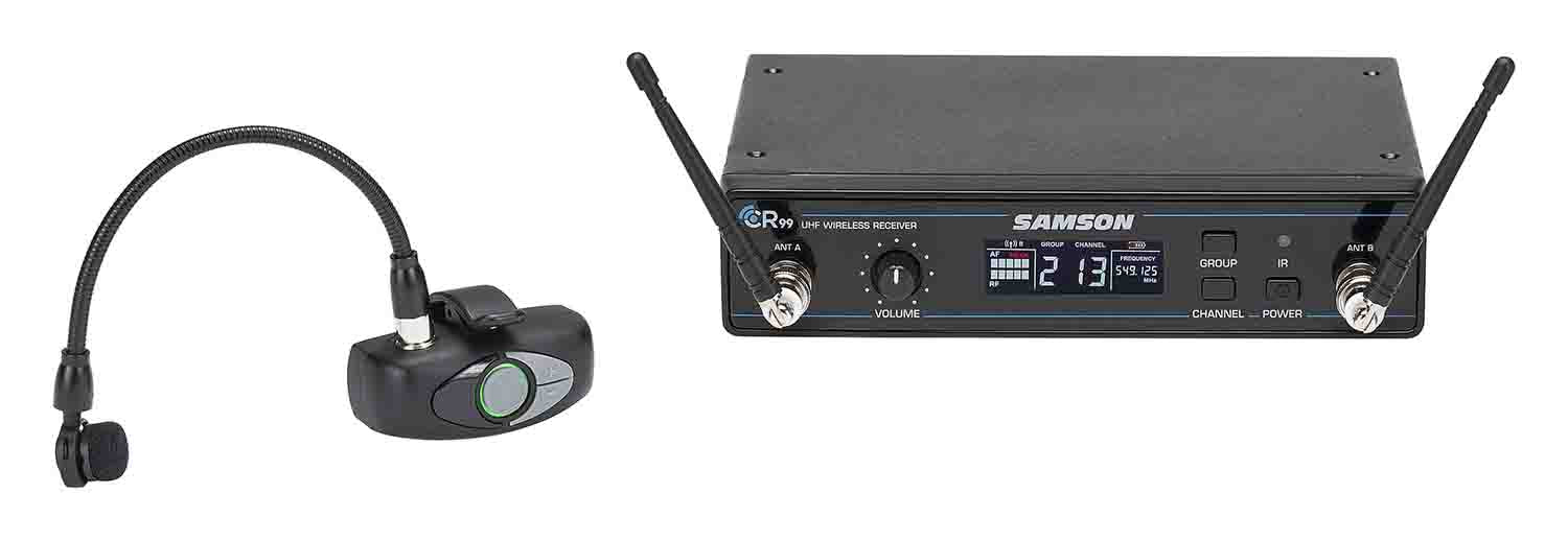 Samson SWSATXHM60-D AWX Wind Instrument Micro Transmitter UHF Wireless System - Hollywood DJ