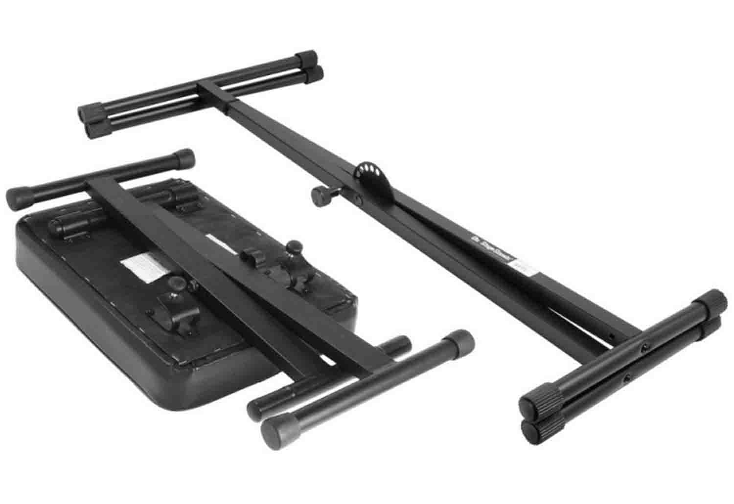 OnStage KPK6500 Keyboard Stand and Bench Pack - Black - Hollywood DJ