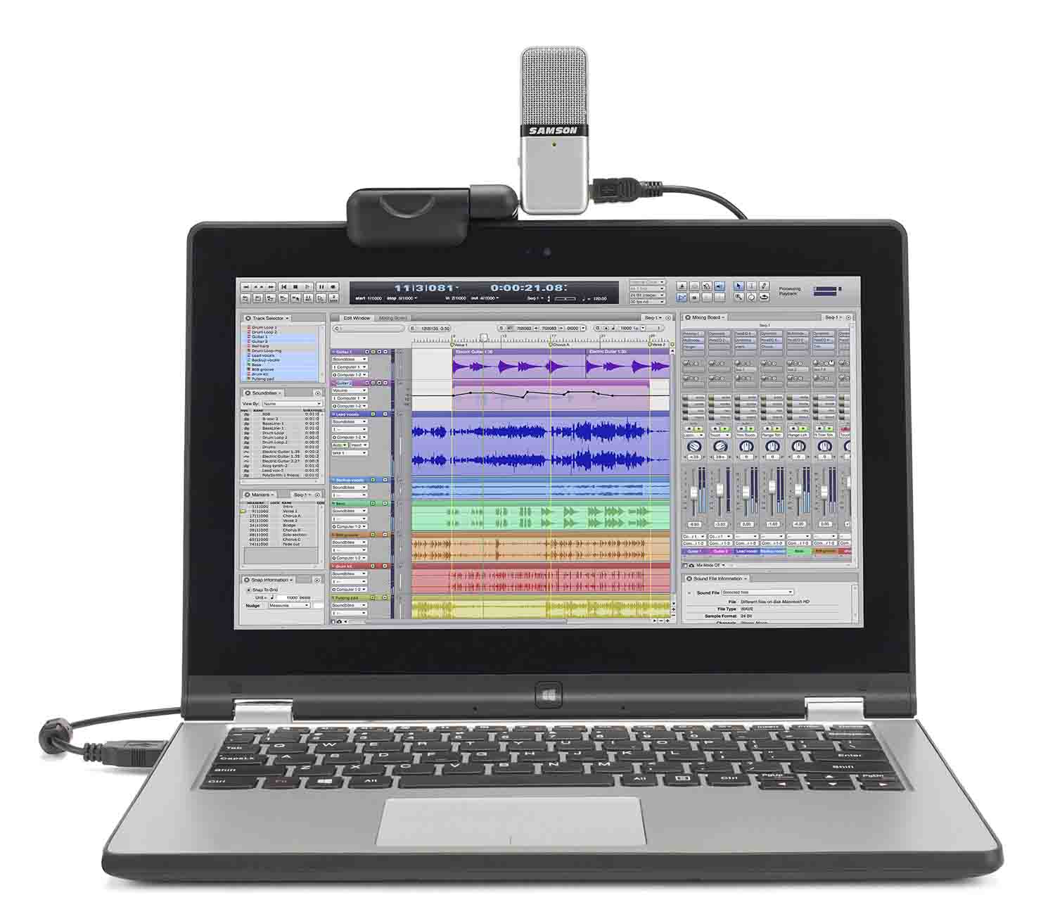 Samson Go MIC Portable USB Condenser Microphone - Hollywood DJ