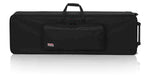 Gator Cases GK-88 Rigid EPS Foam Lightweight Case for 88 Note Keyboards with Wheels - Hollywood DJ