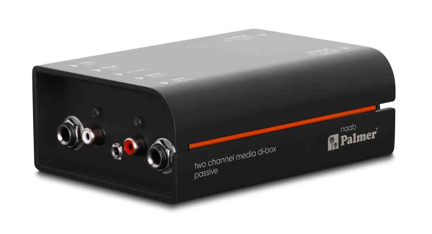 Palmer Naab Passive 2-Channel Media DI-Box - Hollywood DJ