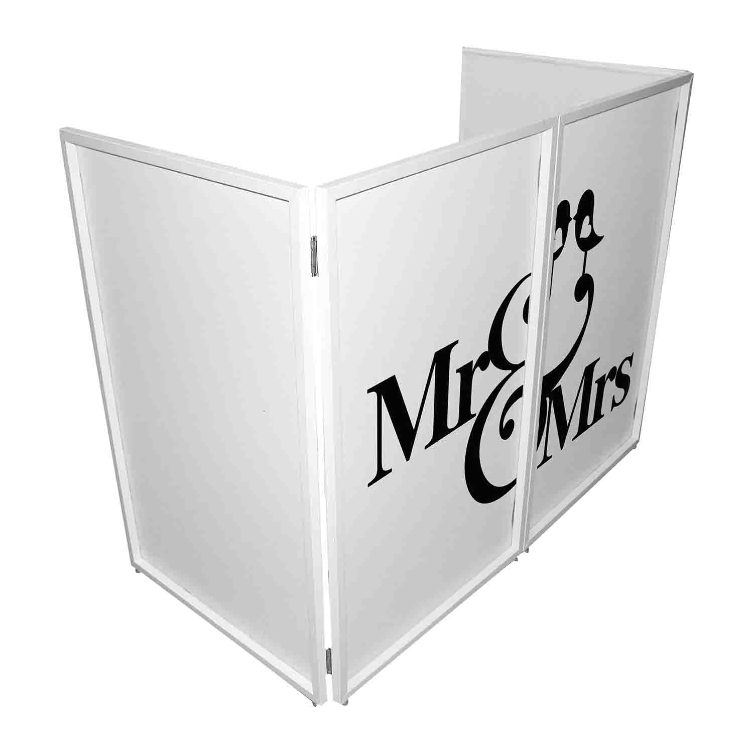 REPLACEMENT SCRIMS ProX XF-SMRMRS20X2 Set of Two Mr and Mrs Facade Enhancement Scrims - Black Script on White by ProX Cases