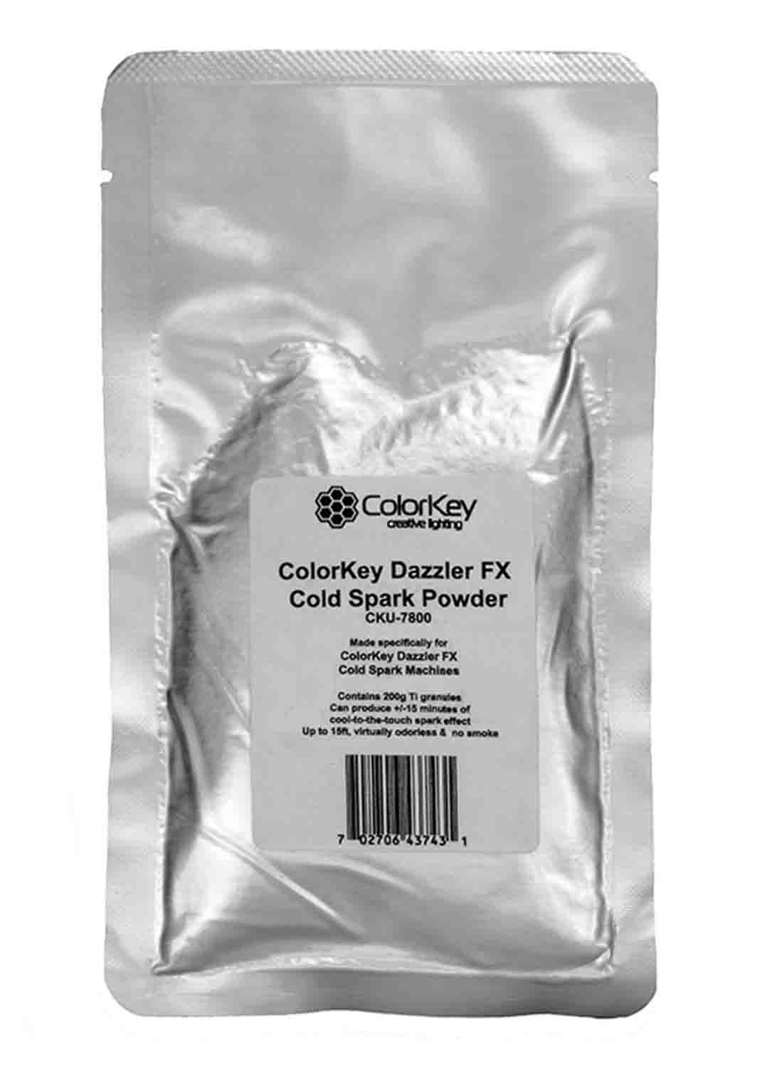 ColorKey CKU-7800 Dazzler FX Cold Spark Powder - Hollywood DJ