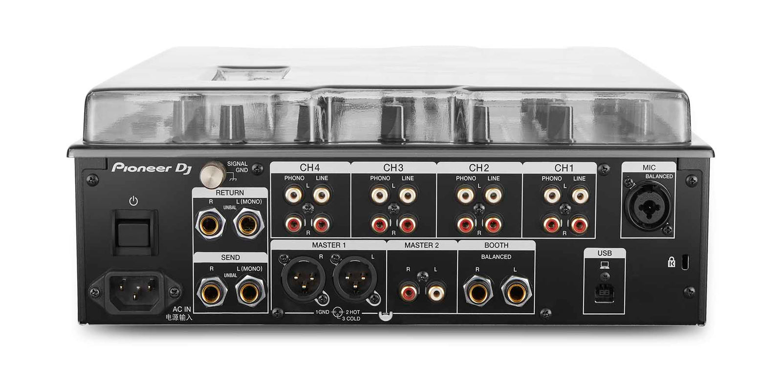 Decksaver Cover DS-PC-DJM750MK2 For Pioneer DJM-750MK2 Mixer - Hollywood DJ