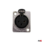 ProX XC-3FDM XLR Female to Male Adapter for Panel Mount - Hollywood DJ
