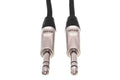 Hosa HSS-010 Pro Balanced Interconnect REAN 1/4 in TRS to Same – 10 Feet - Hollywood DJ