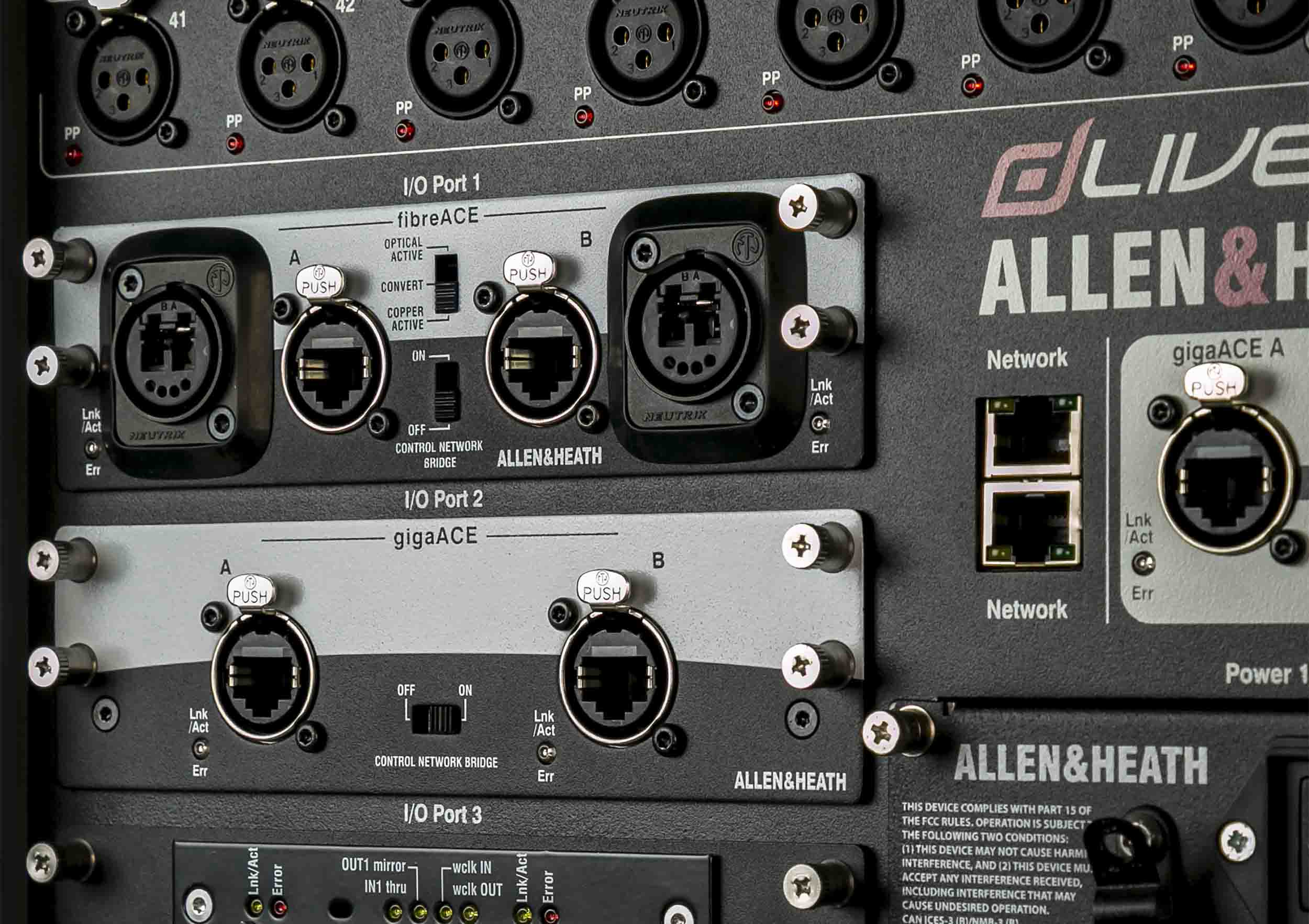 Allen & Heath M-DL-GOPT-A Fiber Ace Audio Networking MADI DLive Card - Hollywood DJ