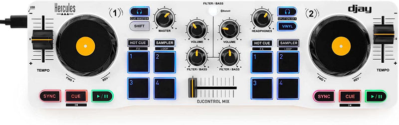Hercules DJCONTROL MIX for Android and iOS Smartphones with Algoriddim djay App - Hollywood DJ