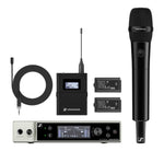 Sennheiser MKE 2/835-S SET, Dual-Channel Digital Combo Wireless System with Omni Lavalier and Handheld Mic - Hollywood DJ
