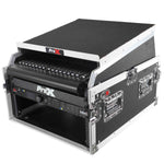ProX T-6MRSS13ULT DJ Flight Case For 13U Top Mixer With Laptop Shelf - Hollywood DJ