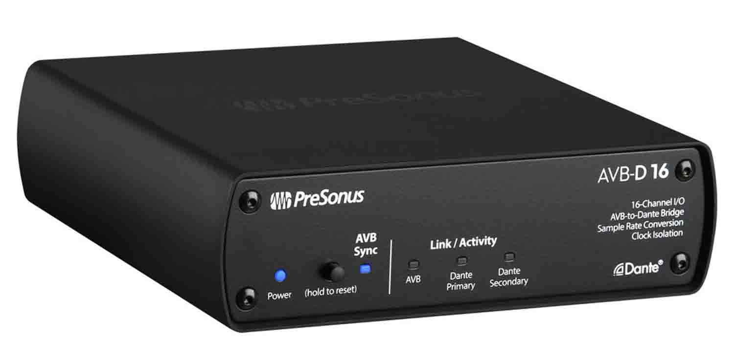 PreSonus AVB-D16, 16x16 AVB-to-Dante and Back Again - Hollywood DJ