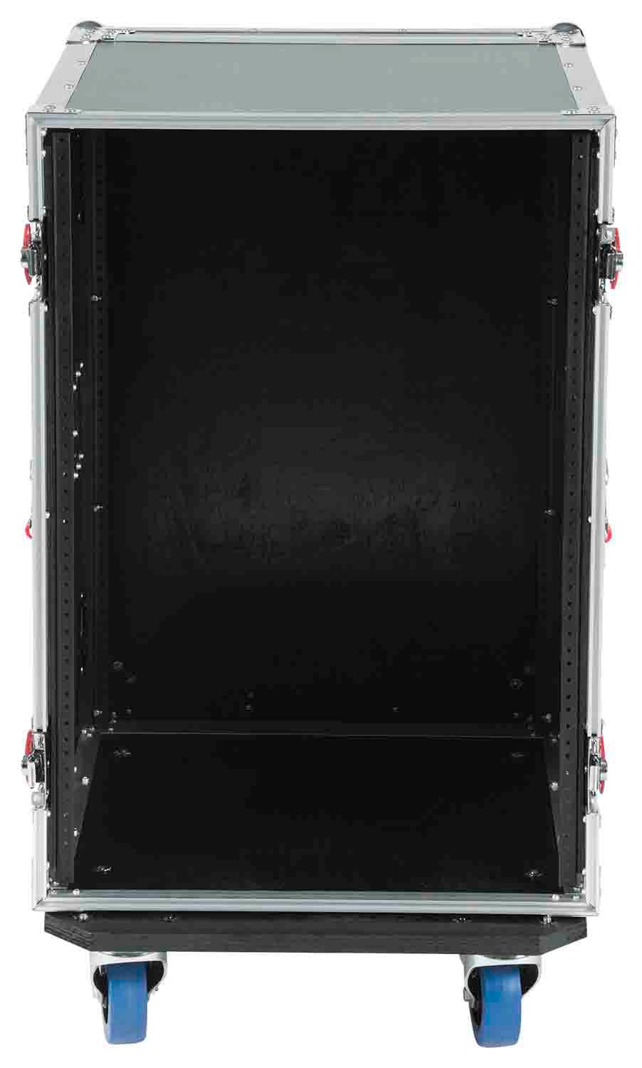 Gator Cases G-TOUR 16U CAST, 16U Standard Road Rack Case with Casters - Hollywood DJ