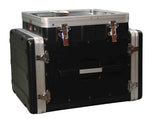 Gator Cases GRC-10X8 PU, 10U Top and 8U Side ATA Molded PE Pop-Up Console Rack - Hollywood DJ