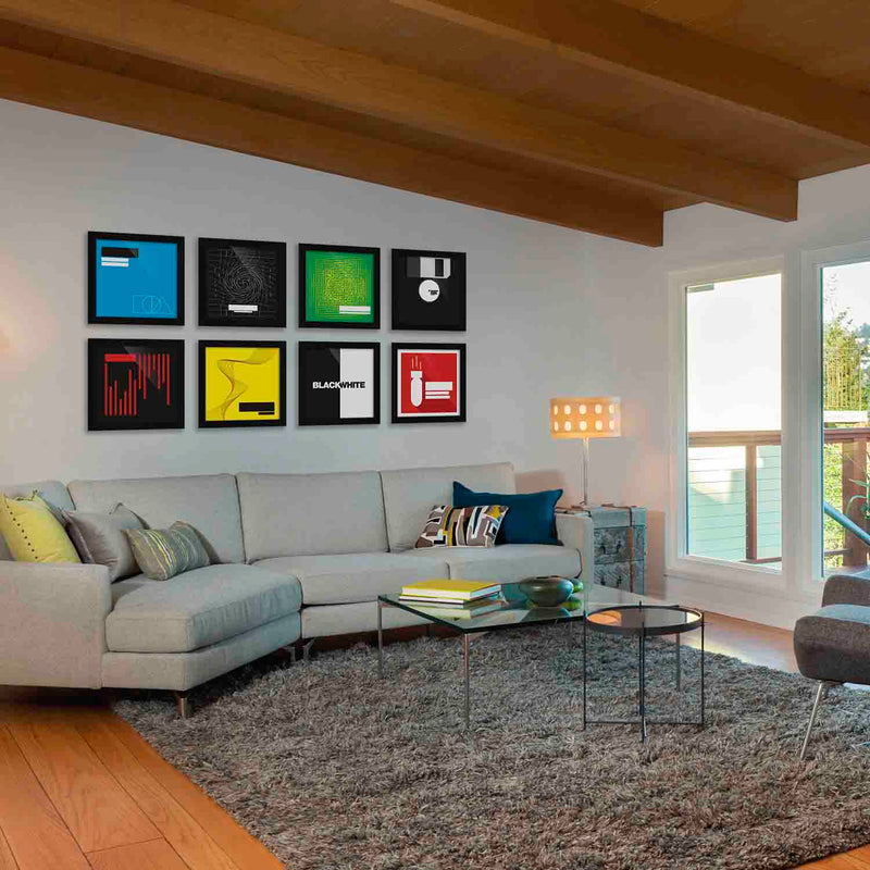 Glorious Vinyl Frame Set for 12'' Records - White - Hollywood DJ