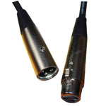 Prox XCP-XLR100 Balanced XLR3-F to XLR3-M Premium Audio Microphone Cable - 100 Feet - Hollywood DJ