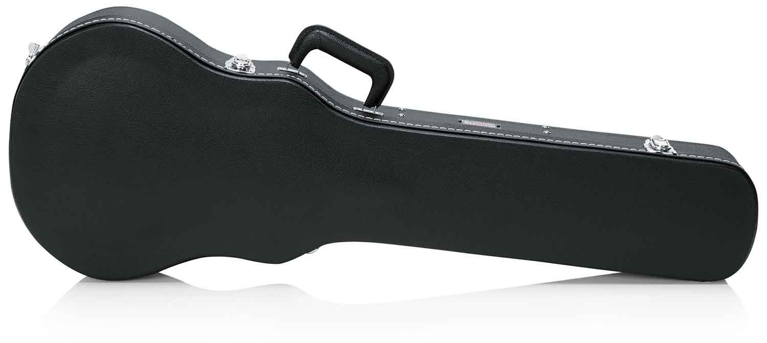 Gator Cases GW-LPS Deluxe Wood Case for Single-Cutaway Guitars - Black - Hollywood DJ