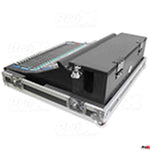 ProX XS-AHSQ5DHW DJ Flight Road Case for Allen and Heath SQ5 Console With Doghouse and Wheels - Hollywood DJ