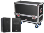 Gator Cases G-TOUR SPKR-2K8 Tour Style Transporter Case Two K8 Speakers - Hollywood DJ