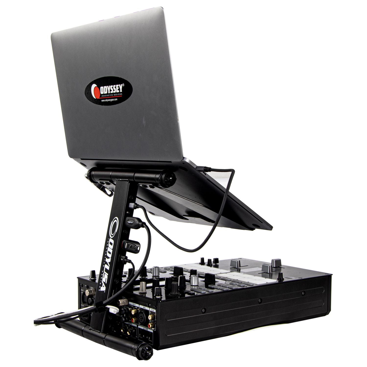 Odyssey LSTAND360PH Smart Laptop Stand with Media Hub - Hollywood DJ