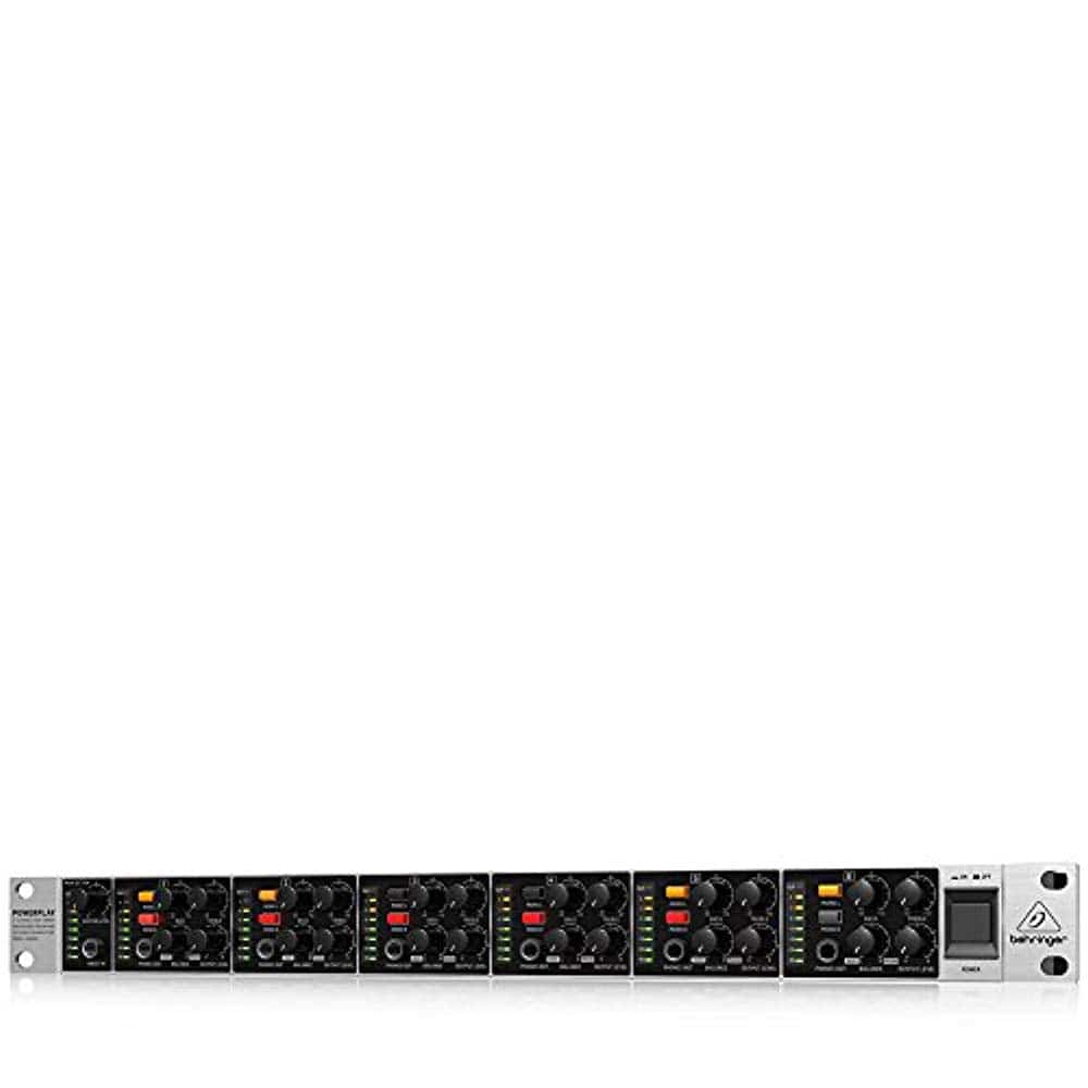 Behringer HA6000, 6-Channel High Power Headphones Mixing and Distribution Amplifier - Hollywood DJ