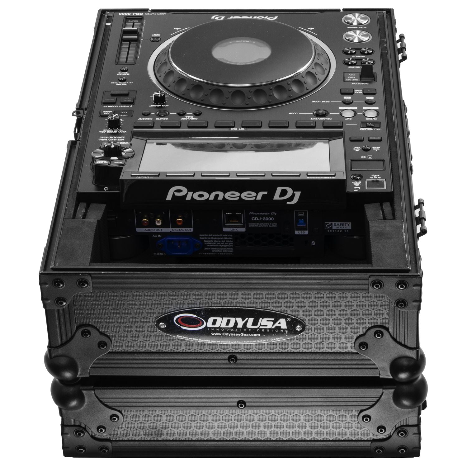 Odyssey 810110 Industrial Board Case for Pioneer CDJ-3000 DJ Multi Player - Hollywood DJ