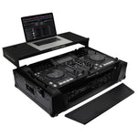 Odyssey FZGSXDJRX2W2BL DJ Flight Case for Black Pioneer XDJ-RX/XDJ-RX2 with 2U Rack Space And Glide Platform - Hollywood DJ