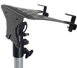 ProX X-LTF01BK Laptop Shelf Fits on Speaker Stand & Monitor VESA Arm Mount - Black - Hollywood DJ