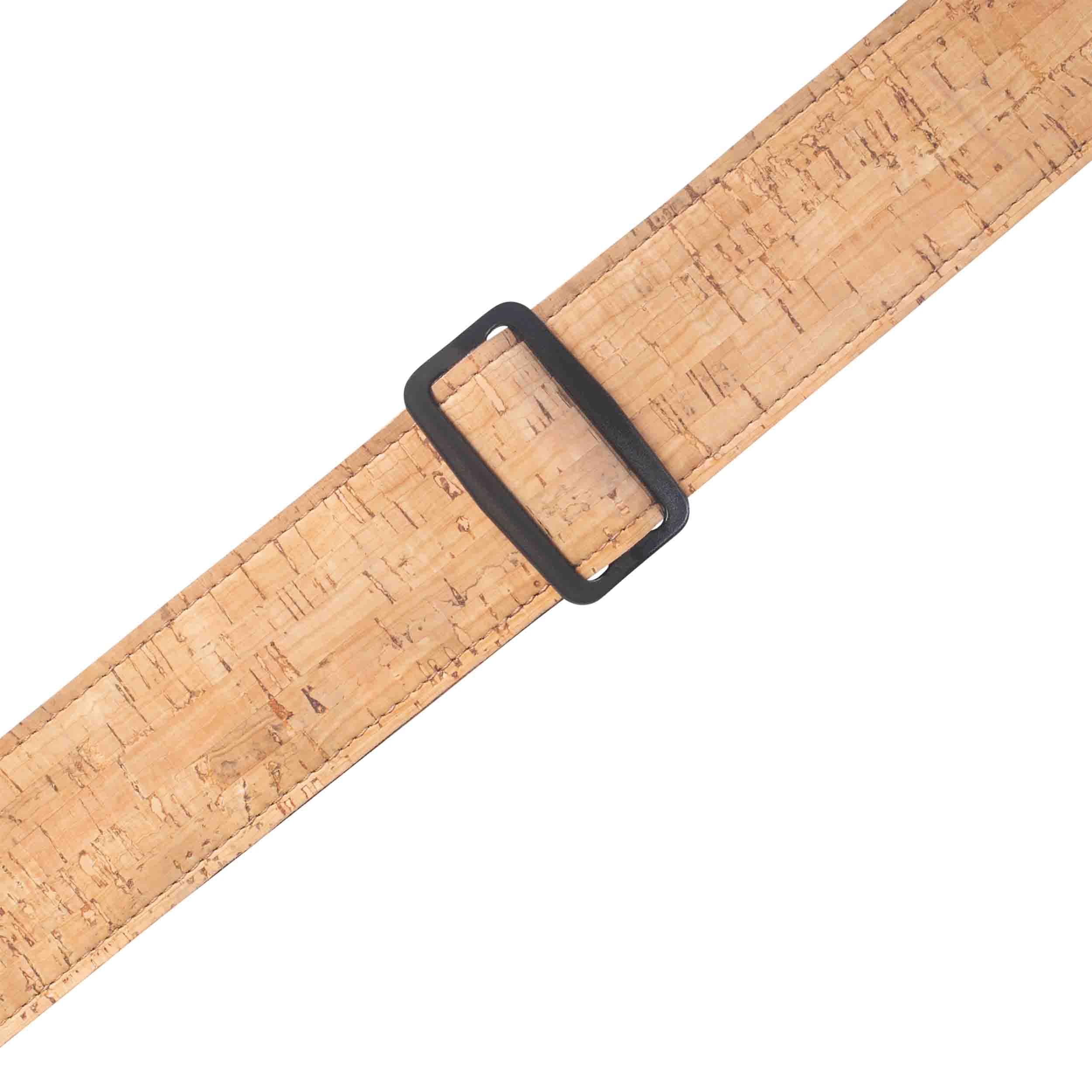 Levy's Leathers MX8-NAT 2-inch Cork Guitar Strap in Natural - Hollywood DJ