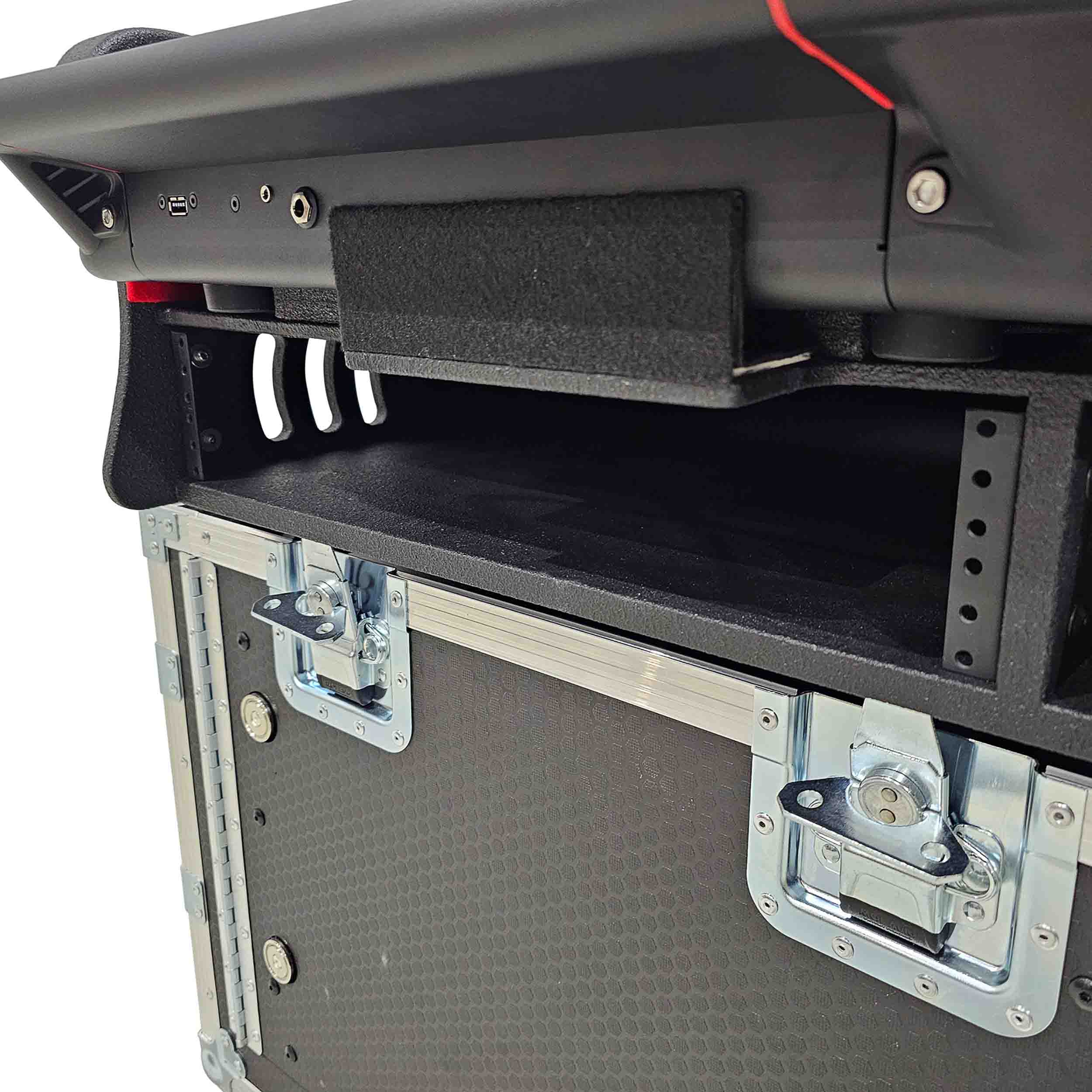 ProX XZF-AHAVANTIS SOLO 2U LMA, For Allen and Heath AVANTIS SOLO Flip-Ready Hydraulic Console Easy Retracting Lifting by ProX Cases