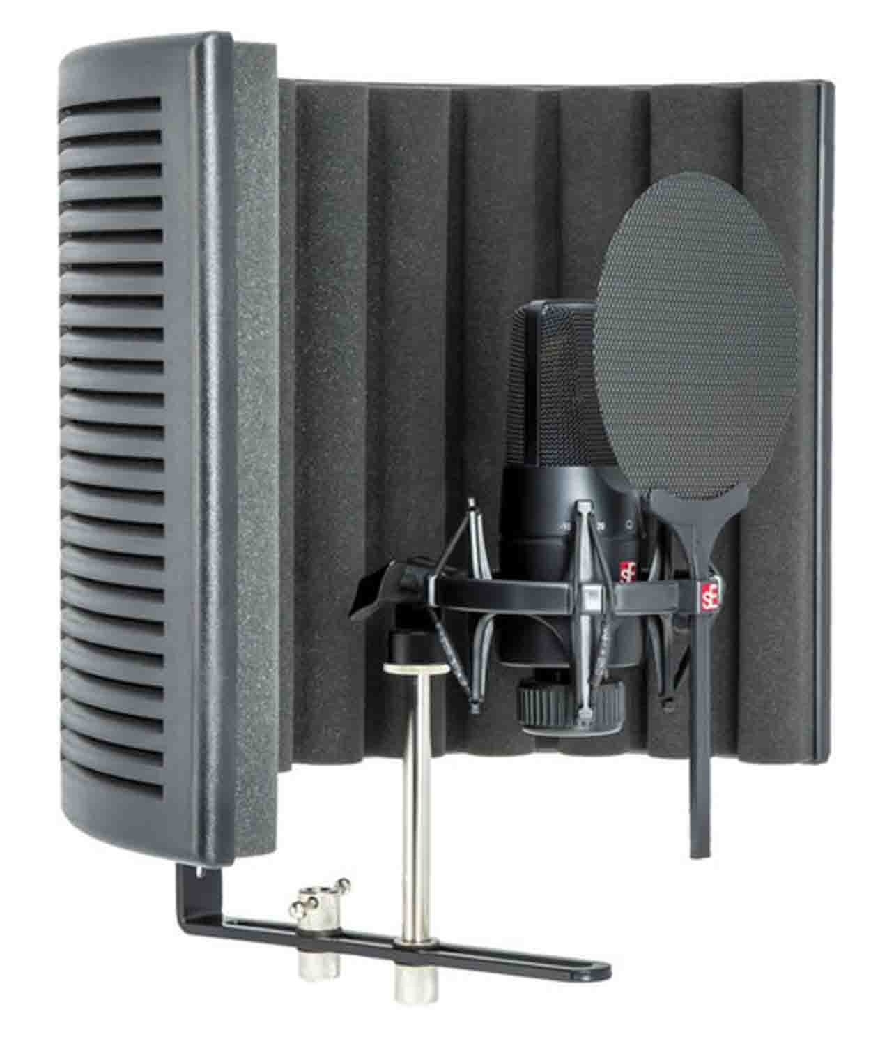 sE Electronics X1 S Studio Bundle Microphone with Shockmount and Reflexion Filter X - Hollywood DJ