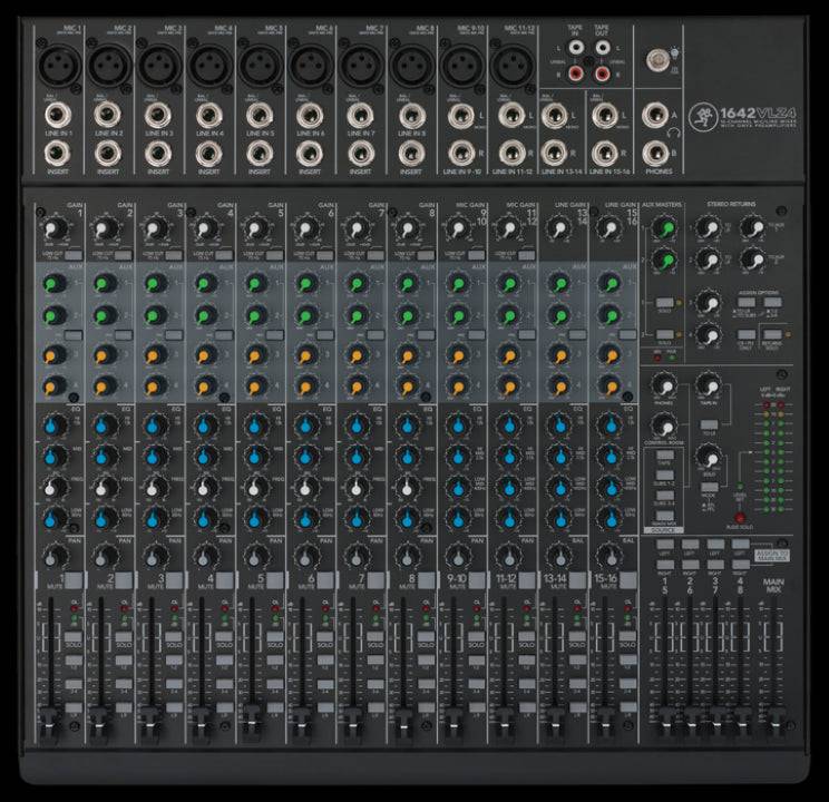Mackie 1642VLZ4 16-channel Compact 4-bus Mixer - Hollywood DJ