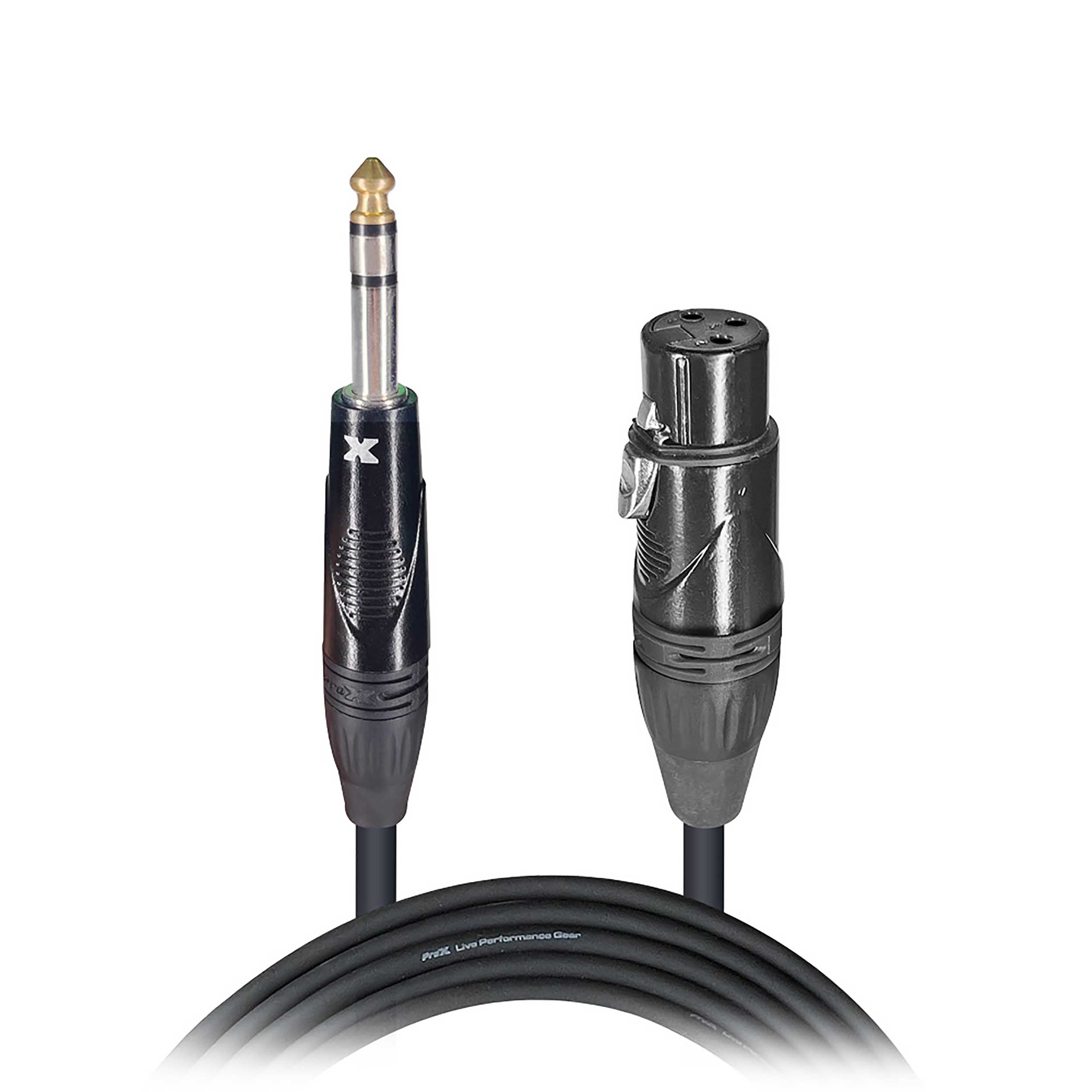 Prox XC-SXM15 Balanced 1/4" TRS to XLR-M High Performance Audio Cable - 15 Feet by ProX Cases