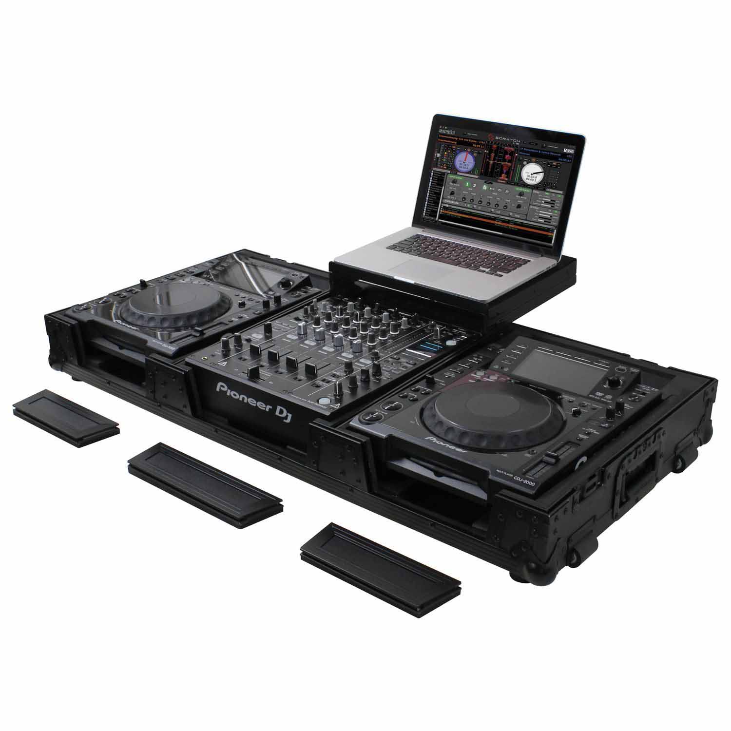 Odyssey FZGSL12CDJWRBL Low Profile Glide Style 10″ Format DJ Mixer - Hollywood DJ
