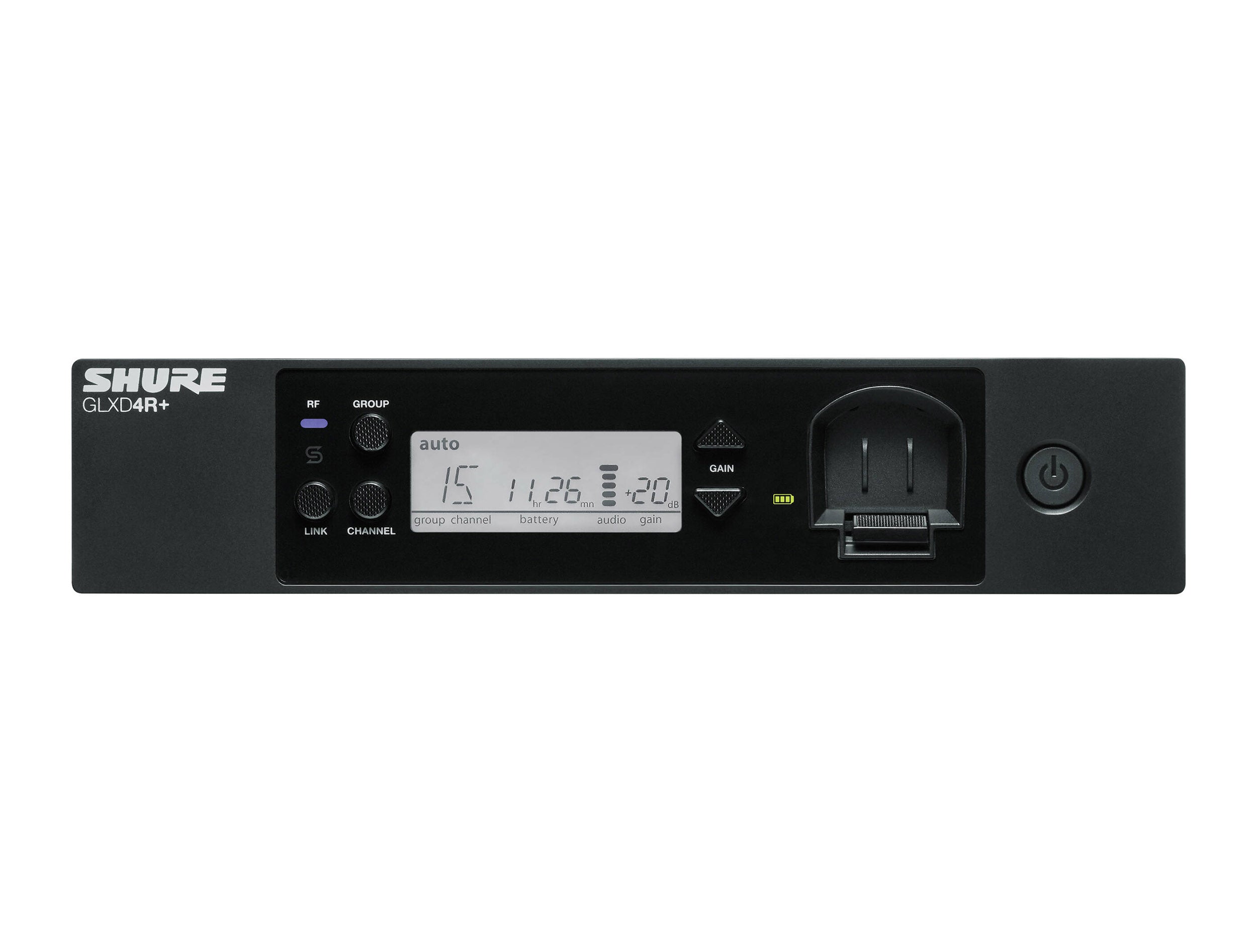 Shure GLXD24R+/B58-Z3 Digital Wireless Rack System with BETA 58A Vocal Microphone - Hollywood DJ