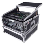 ProX T-4MR-LT--MK2, 4U Rack x 10U Top Mixer DJ Combo Flight Case with Laptop Shelf - Hollywood DJ