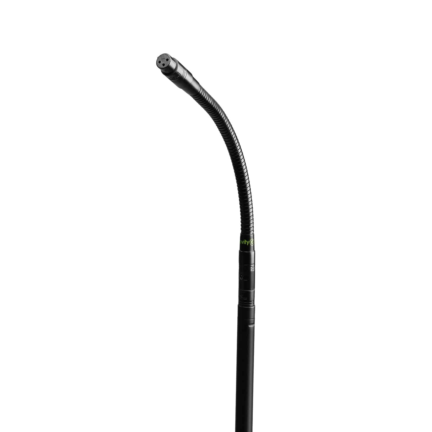 Gravity GMS23XLRB Microphone Stand With XLR Connector and Gooseneck - Hollywood DJ