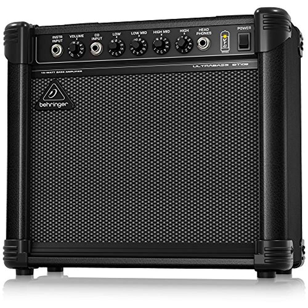 Behringer BT108 Bass Amp with VTC Technology - 15 Watt - Hollywood DJ