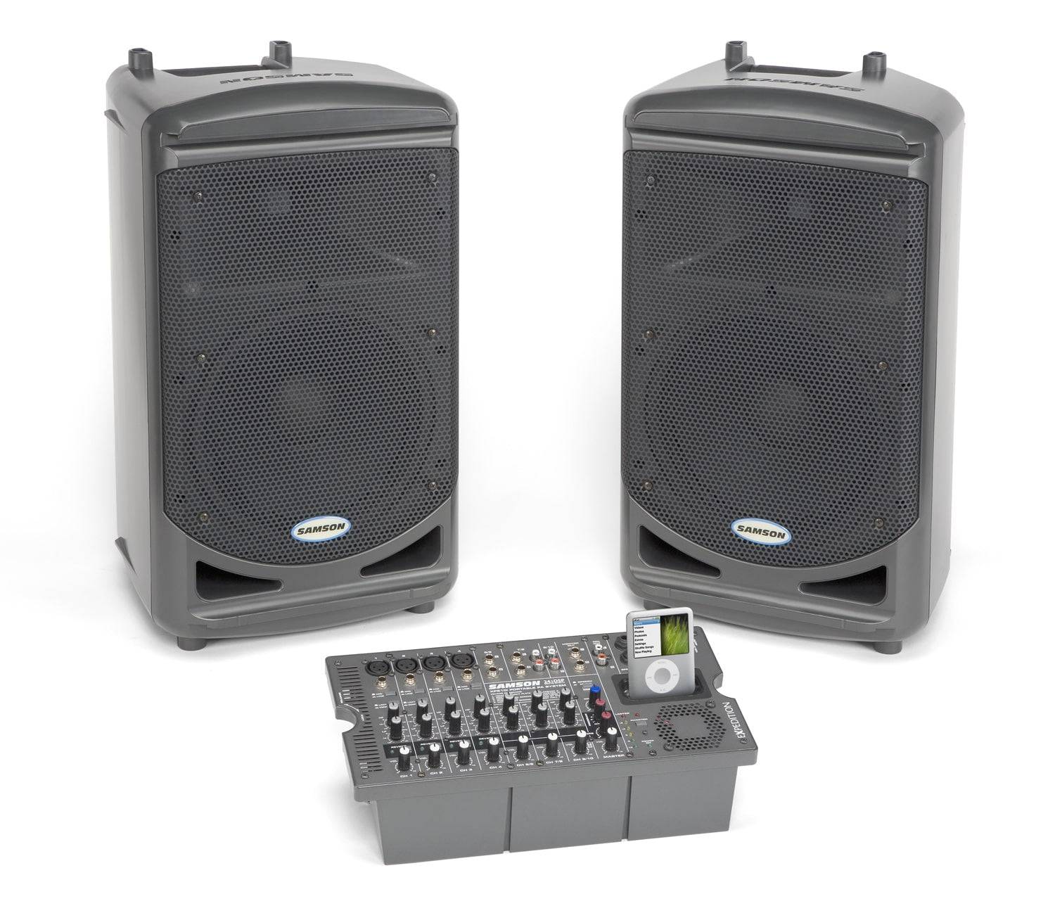 Samson Expedition XP510i Portable PA System with iPod Dock - Hollywood DJ
