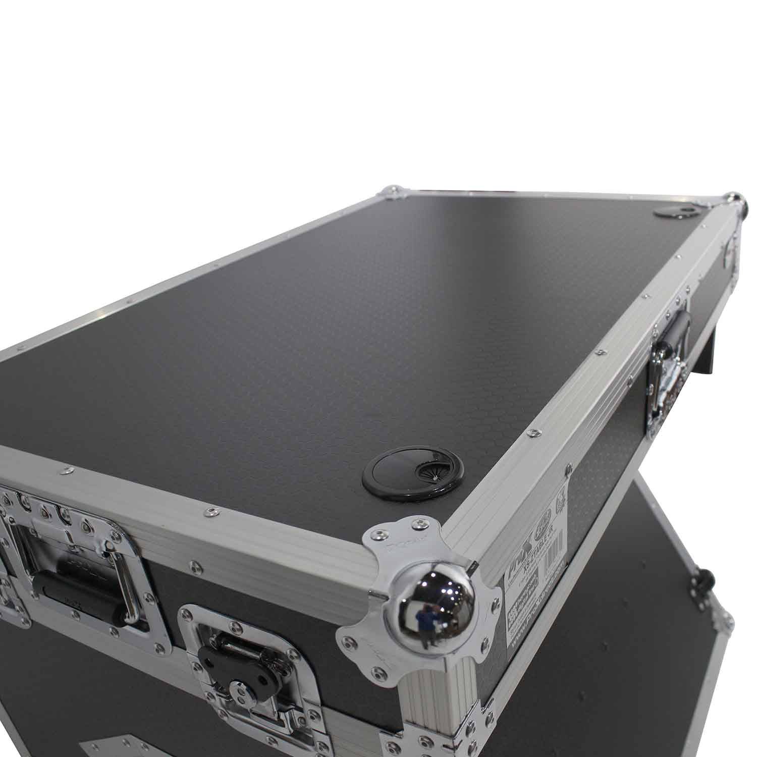 ProX XS-ZTABLE JR, Portable DJ Workstation & Flight Case Table With Wheels - Hollywood DJ