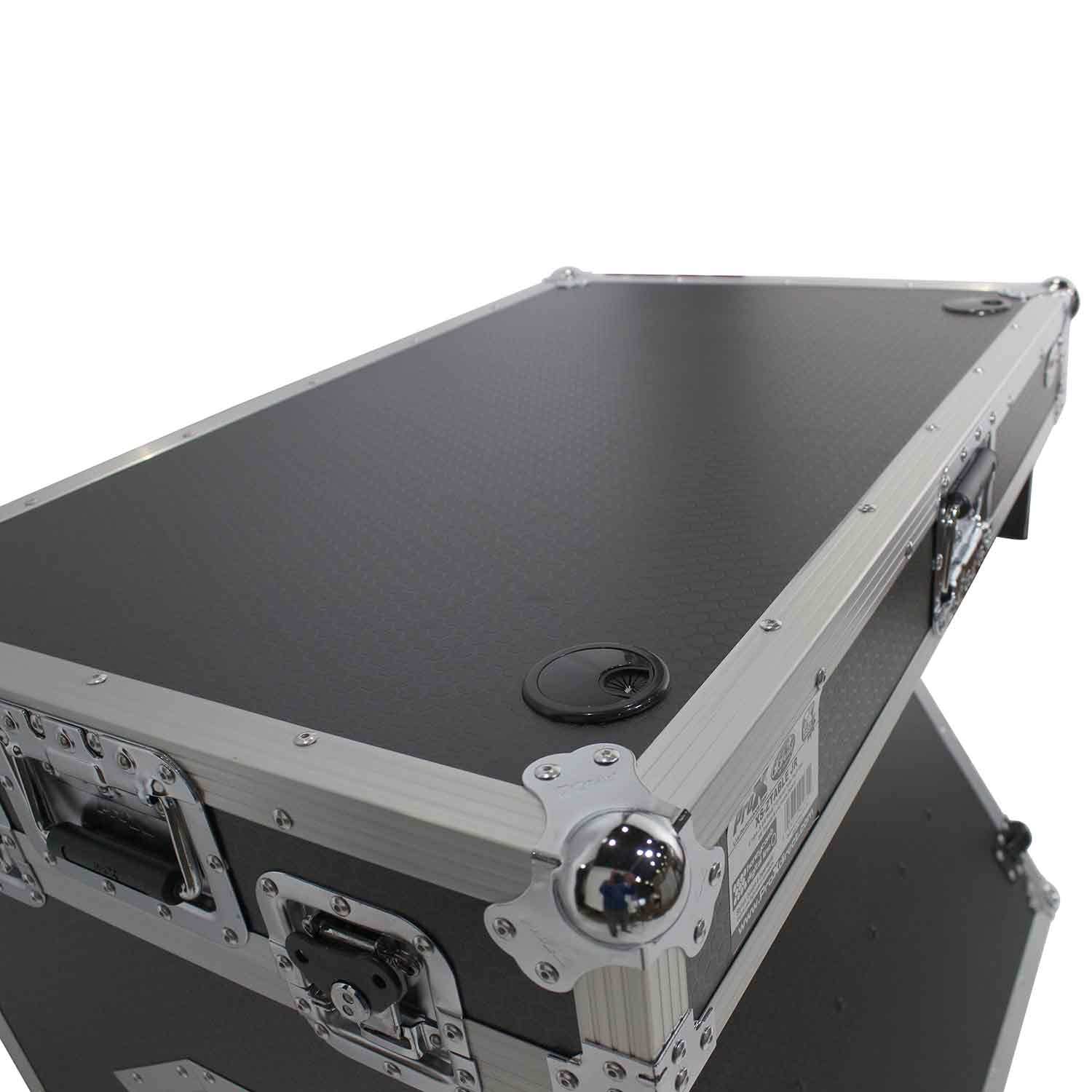 B-Stock: ProX XS-ZTABLE JR, Portable DJ Workstation & Flight Case Table With Wheels - Hollywood DJ