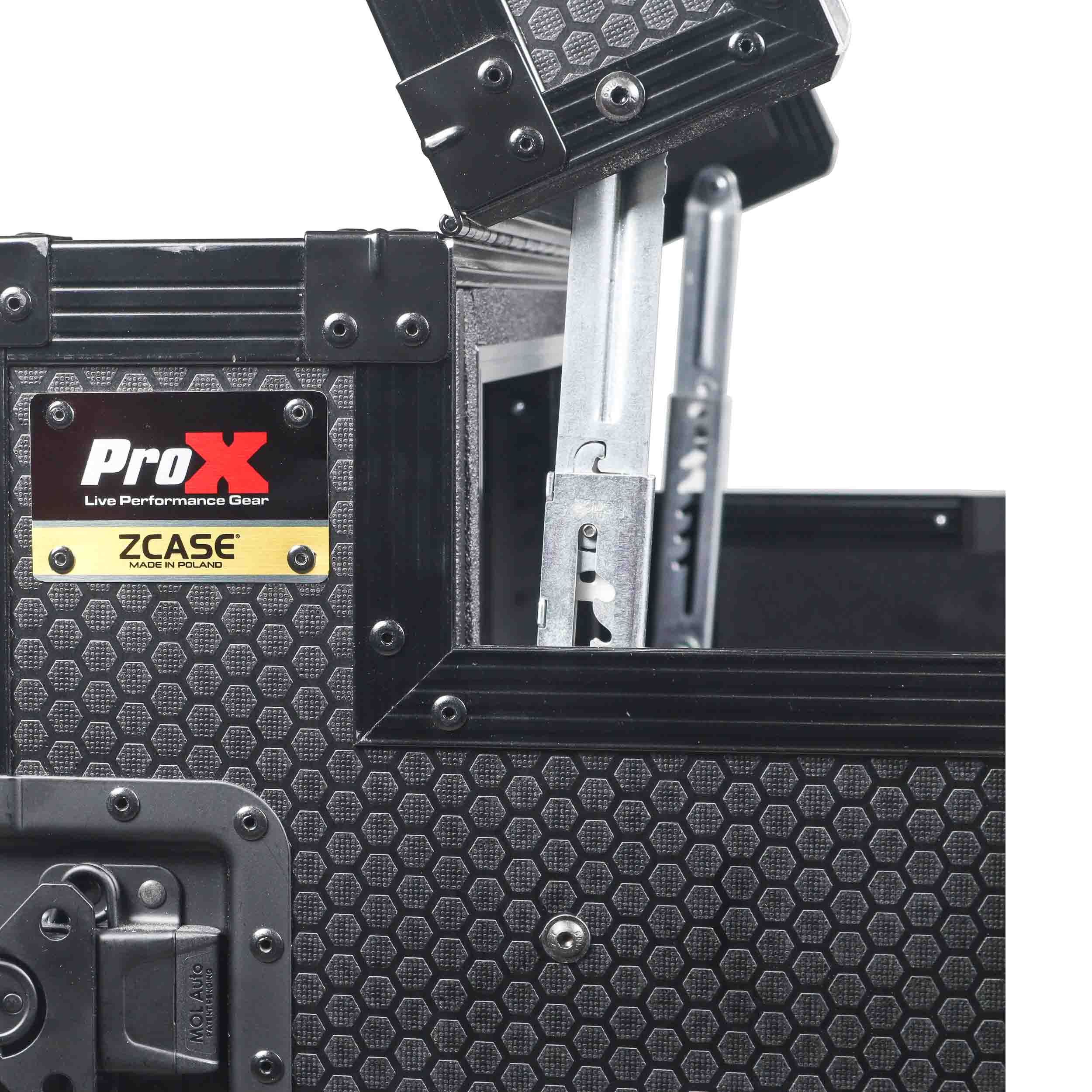 ProX XZF-AVPRO4U12UBLK, Mobile AV Broadcasting Streaming Recording Studio Workstation Case - Black by ProX Cases