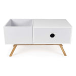 Glorious Turntable Lowboard - White - Hollywood DJ