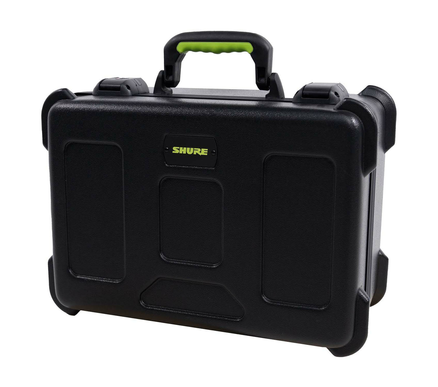 Shure MICCASE15 Plastic Case with TSA-Accepted Latches for 15 Wired Microphones - Hollywood DJ