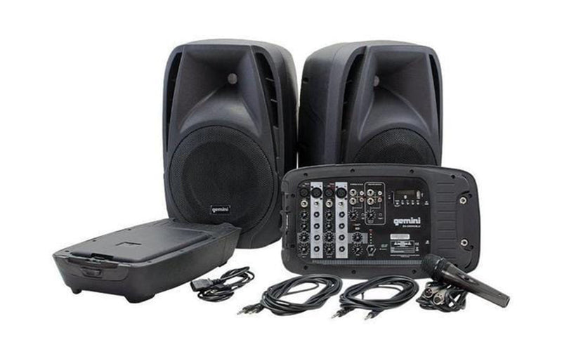Gemini Sound ES-210MXBLU Portable Pa System - Hollywood DJ