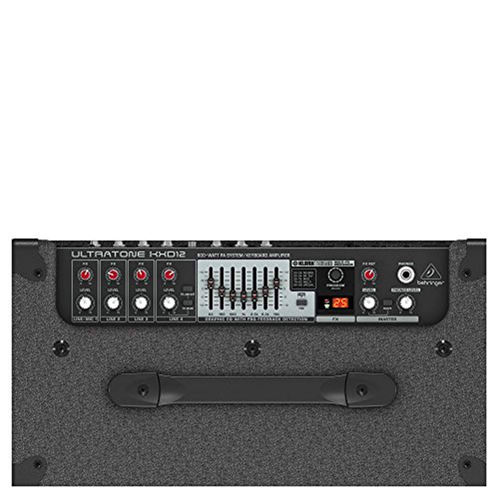 Behringer KXD12, 600W 4-Channel PA System with Keyboard Amplifier - Hollywood DJ