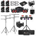 Chauvet ILS Effect Package Deal with DJ Lighting System, Tripod Stand, Fluid, DMX Cable, Haze Machine and ILS Command Lighting Controller - Hollywood DJ